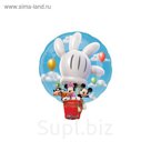 Шар фольгированный "Микки на воздушном шаре" 28" АГ