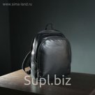 Рюкзак на молнии, 2 отдела, наружный карман, цвет чёрный