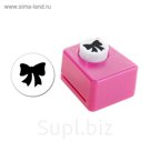 Дырокол фигурный призма "Бантик" d=1,8 см, МИКС
