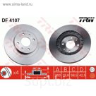 Диск тормозной TRW DF4107