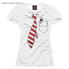 Футболка женская "Рубашка и галстук", размер L CST-905614