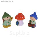 Набор игрушек-брызгалок для ванны «Гномики», 3 шт.