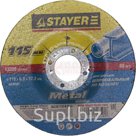 ZR-KSHA-M Круг шлифовальный абразивный STAYER "MASTER" по металлу, для УШМ,115х6х22,2мм