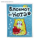 Блокнот "Запиши мыслю", 96 листов, А6, с блестками