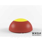 Полусфера бетонная без крепления Арт. ПБ 1.1