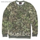 Свитшот женский "Камуфляж с бабочками", размер L APD-210719