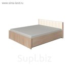 Кровать со стационарным основанием BERLIN 32, 1600х2000, металл, дуб сонома