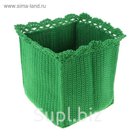Корзина "Кружево" зеленая