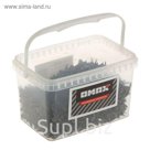 Саморезы по металлу OMAX, 3.5х25 мм, потайной, оксид, частый шаг, 2 кг