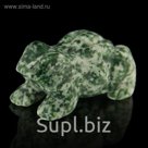 Фигурка лягушки от 49х30мм/48г, жадеит