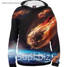 Худи женское "Метеориты", размер 4XL STI-386884