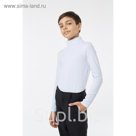 Водолазка для мальчика, рост 116 см, цвет белый