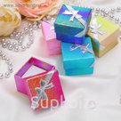 Коробочка подарочная под кольцо "Переливашка", 4*4*3 см, цвет МИКС