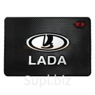 Держатель автомобильный коврик липкий резиновый с логотипом Lada