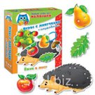 НИ Липучки и шнуровочка Ёжик в лесу Vladi Toys