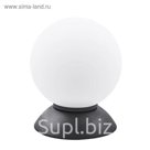 Настольная лампа GLOBO 1х40Вт E14 черный, белый 14,5x20см