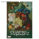 Календарь перекидной, ригель и пружина "Шедевры живописи. Натюрморт" 2019 год, 34х49см