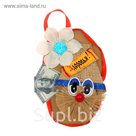 Домовичок "Здоровья!", с цветком