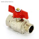 Кран шаровой UNI-FITT, наружная/внутренняя резьба 1/2", бабочка, 111T2000