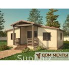 Одноэтажный дом из бруса 7х8 — ДМ-78