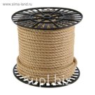 Канат джутовый крученый 12 мм, катушка (100м)