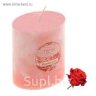 Свеча восковая "Слияние", аромат роза
