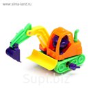 Игрушка заводная "Экскаватор" цвета МИКС