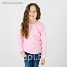 Лонгслив для девочки, Basic, рост 134 см