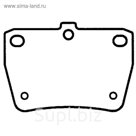 Колодки тормозные Friction Master CMX1051