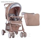 Коляска прогулочная Lorelli Terra с накидкой на ножки, Бежев./ Beige Indian Bear 1826