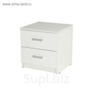 Комод "Лофт", 420х403х443 мм, ЛДСП, цвет белый