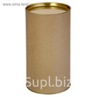 Тубус картонный без печати 12 х 12 х 22 см