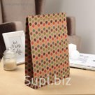 Пакет крафт "Горошек", 23 х 8,5 х 32 см