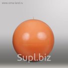 Свеча шар "Классика", d=200мм,  терракотовый
