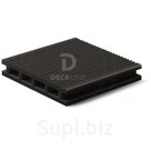 Террасная доска DeckLine Premium (Антрацит, Тиснение)