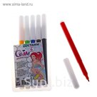 Фломастеры 6 цветов GLAM, вентилируемый колпачок, длина линии письма более 400 м, европодвес