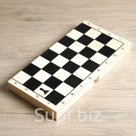 Настольная игра 2 в 1 Класическая нарды шашки доска дерево 40х40 см