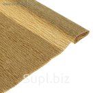 Бумага поделочная креповая золотая 0,50*1,5м