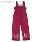 Полукомбинезон для девочки, рост 122 см, цвет бордовый ПКД-5/19