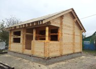 Дом из профилированного бруса 6,0 м х 6,0 м