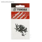 Саморез с полусферической головкой TUNDRA krep, 3.5х9.5 мм, острый, 25 шт.