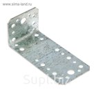 Уголок крепежный асимметричный KUAS-65, в коробке 50 шт.