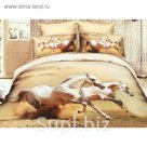 Постельное бельё "Этель 3Д" Прерия 2.0 сп 180*210 см, 220*240 см, 50*70 + 5 см 2 шт.