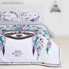 Постельное бельё "Этель" 1.5 сп Indian style 143*215 см,150*214 см, 50*70+3 - 2 шт, ранфорс 111 г/м2