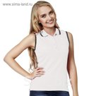 Безрукавка-поло женская StanHot, размер 44, цвет белый 185 г/м 04HW