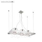 Светильник PALLA 3х40Вт E14 хром, белый 96x30x135см