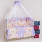 Набор в кроватку 7 предметов Весёлый мишка