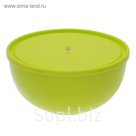 Салатник с крышкой 4 л Galaxy, цвет МИКС