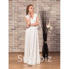 Платье вечернее Silver flower