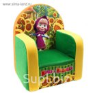Мягкая игрушка "Кресло Маша и Медведь"